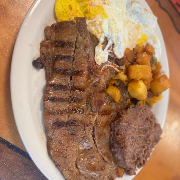 Steak and Egg Plate.