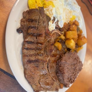 Steak and Egg Plate