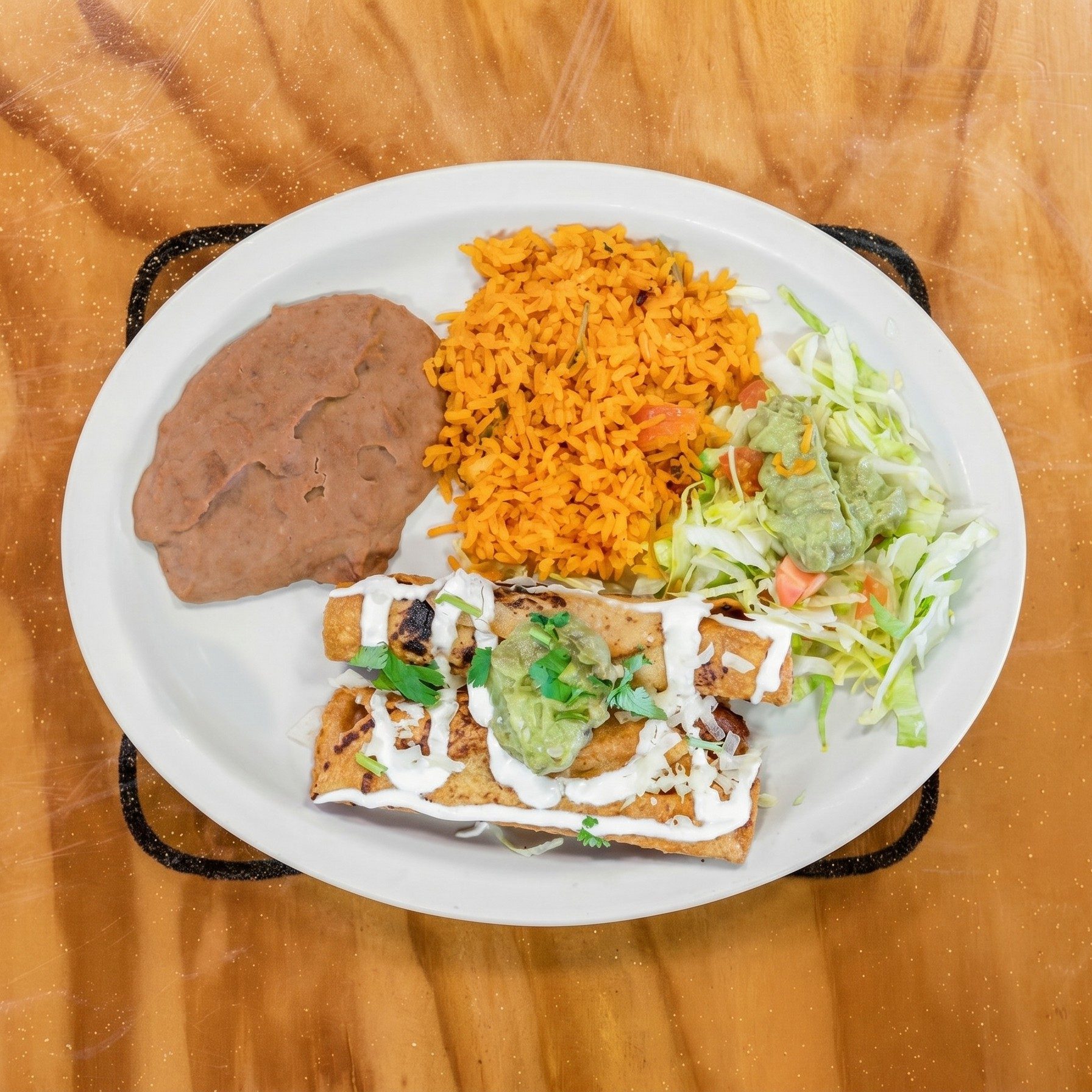 Flautas Plate.