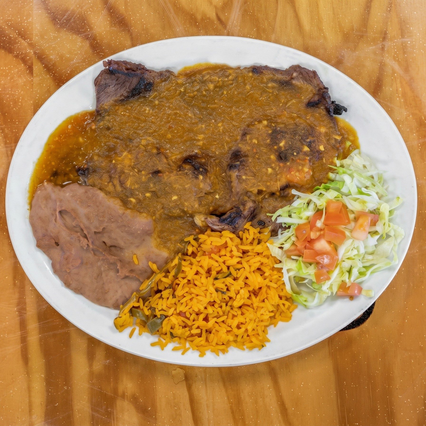 Steak Ranchero Plate.