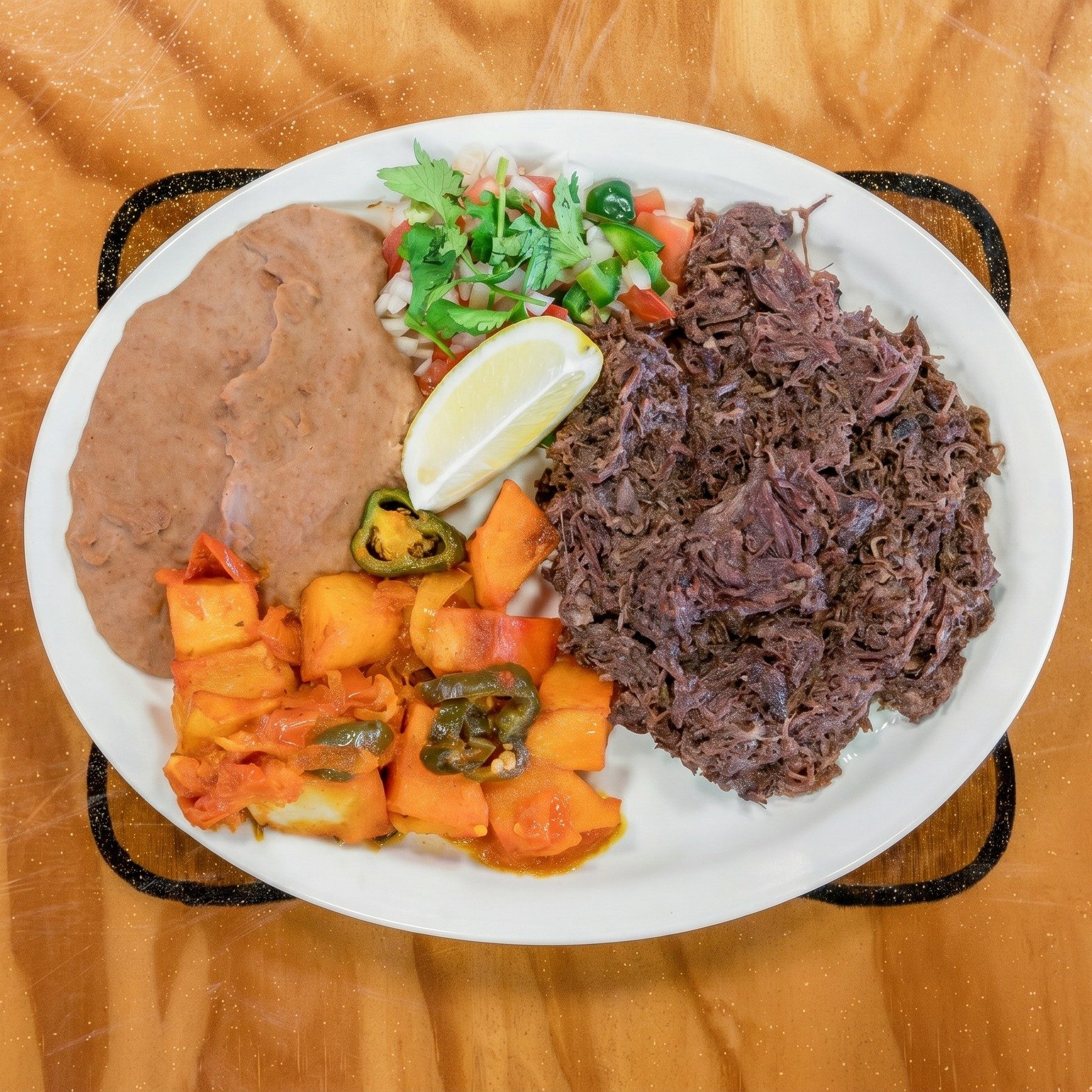 Barbacoa Plate.