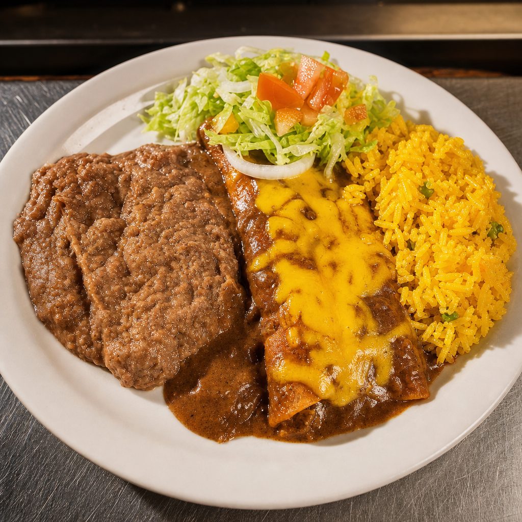 Kids Cheese Enchilada.