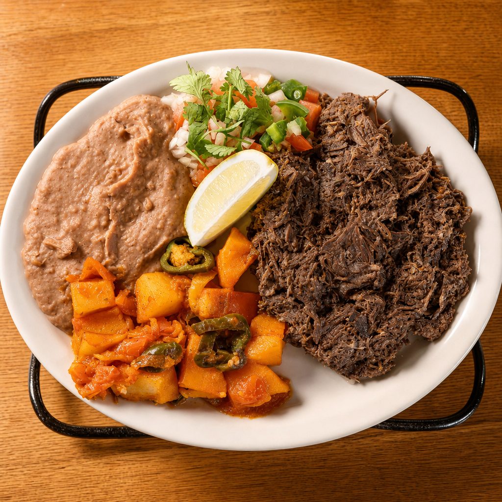 Barbacoa Plate.