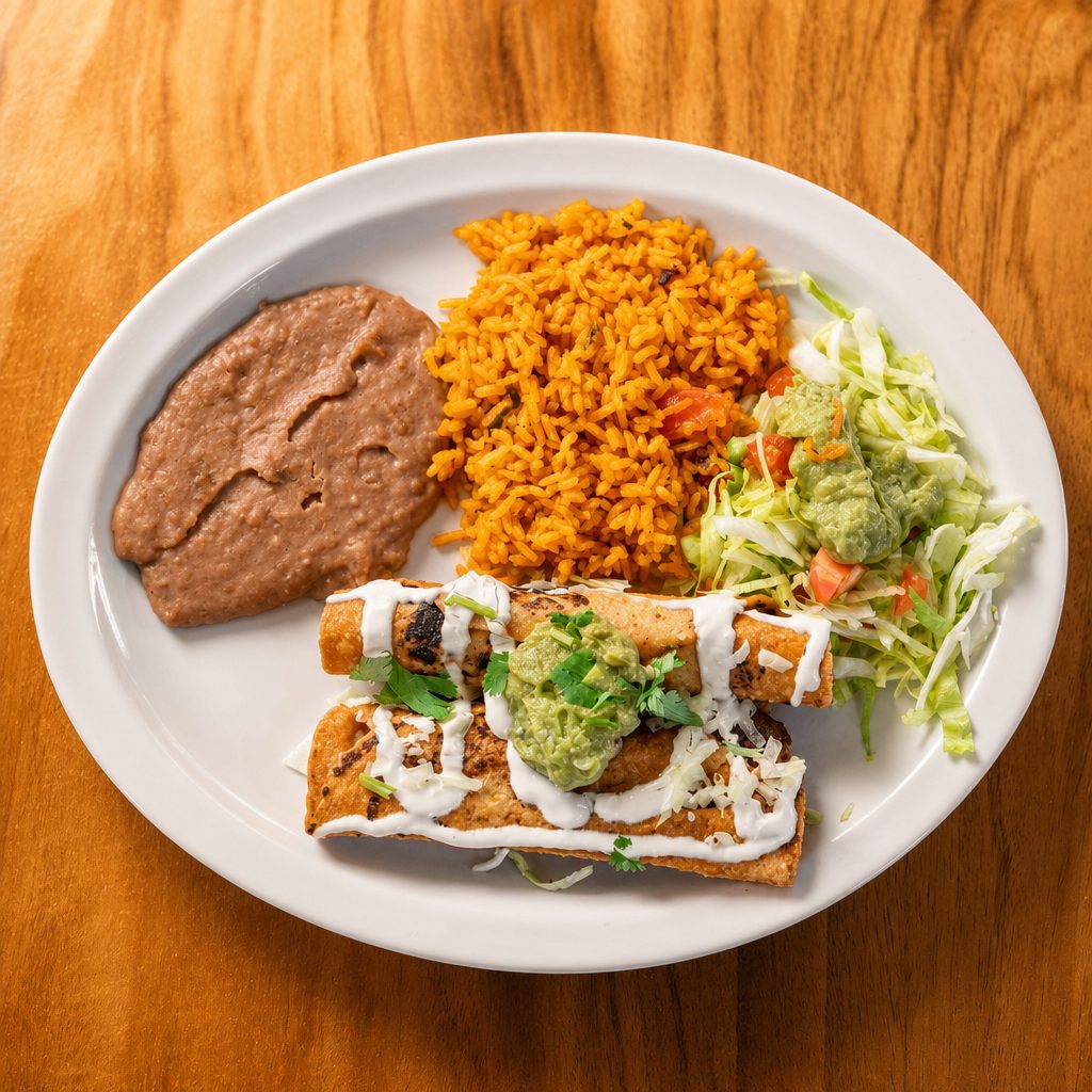 Flautas Plate.