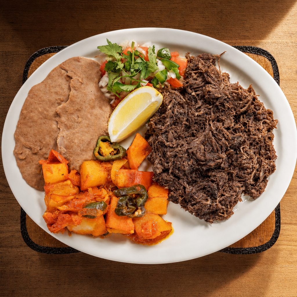 Barbacoa Plate.