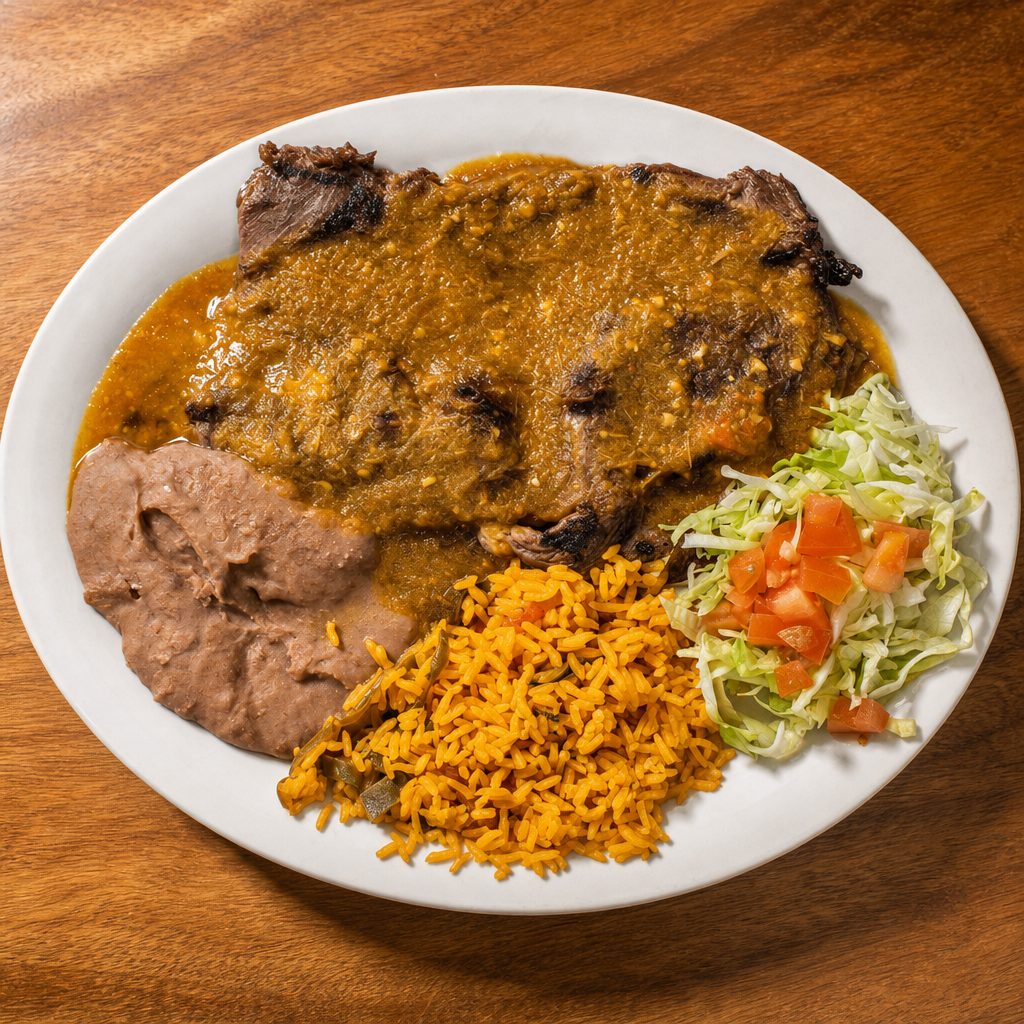 Steak Ranchero Plate.