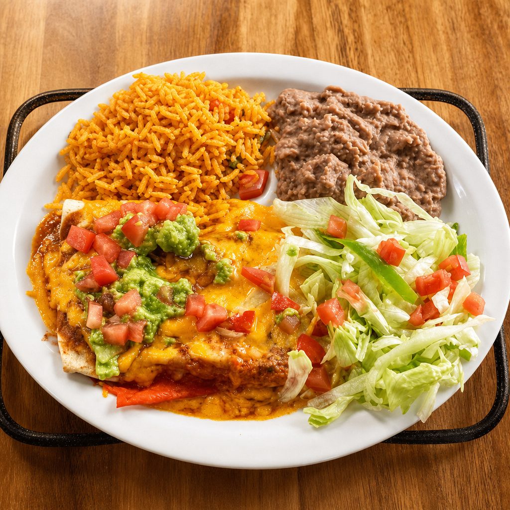 Enchiladas Plate.